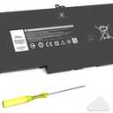 F3YGT 60WH Latitude 7480 Battery 7490 Battery 2X39G For Dell Latitude 12 7000 7280 7290/13 7000 7380 7390 P29S002/14 7000 7480 7490 P73G002 Series DM3WC KG7VF P73G DM6WC 451-BBYE 453-BBCF[60Wh/7.6V]