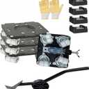 Heavy-Duty Furniture Dolly 8-Wheel Furniture Moving Tool Carbon Steel Deck Heavy-Duty Dolly Furniture Lifter Universal 360 Swivel Wheels Maximum Load Capacity: 2,800 lbs