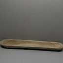 Creative Co-Op Paulownia Wood Oval Bowl | Brown | 22.75" L x 6" W x 3.25" H | (Natural Wood)