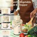 Chef Power Premium Quality Rotary Cheese Grater with Handle - Kitchen Accessories Cucumber Slicer Vegetable Salad Grater, Vegetable Grater - Cheese Grater (Beige)