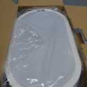 ELPHECO Bathroom Trash can Motion Sensor, AutomaticGarbage can, Slim Plastic Smart Trash Bin with Lid, Commercial Intelligent Wastebaskets for Bedroom, Bathroom, Office, White Grey