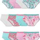 Fruit of the Loom Toddler Girls' Toddler Girls' Tag-free Cotton Underwear (2-3T, Hipster- 12 Pack - Assorted Colors)
