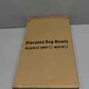 Elevated Dog Bowls, Dog Feeder with 1*Stainless Steel Dishes & 1*Slow Feeder Bowl, 5 Heights Adjustable Raised Stand for Medium Large, Food Dishes with Non-Slip Feet (Black)