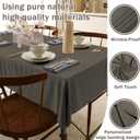 HX&OD Rectangular Tablecloth Cationic Fabric Waterproof Stain Resistant Wrinkle-Resistant for Home/Decoration/Party/Buffet/Wedding/Dining Room/Camping