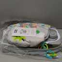 Bright Starts Playful Paradise Portable Compact Automatic Baby Swing with Music, Unisex, Newborn +