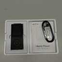 AGPTEK A02 MP3 Player with Bluetooth 5.3, 1.8 inch Screen Portable Music Player with Speaker, FM Radio, Voice Recorder, Supports Expanded Up to 128GB(Black, 32GB)