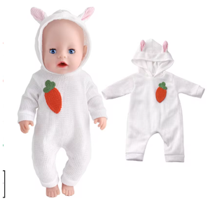 43 CM Baby Doll Clothes Pajama Set Jacket Coat 17 Inch Dolls Jeans Children Gift Toys Outfit