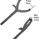 EUICAE Adjustable Wrench Clutch, Stainless Steel, 11.8in Length, Suitable for Different Distances and Sizes