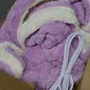 CAROMIO Heated Throw Blanket - Thick Tufted Sherpa Electric Blanket Throw with 10 Heating Levels and 10 Time Settings, ETL Certified Machine Washable Fast Heating Blanket Throw 50"×60", Purple
