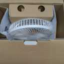 10” Small Wall Mount Fan with Light and Remote Control, RV FAN with Powerful Airflow,90° Oscillating, 4 Speeds, Timer, 180° Adjustable Tilt, for Home/RV, Bedroom, Small Space Applications