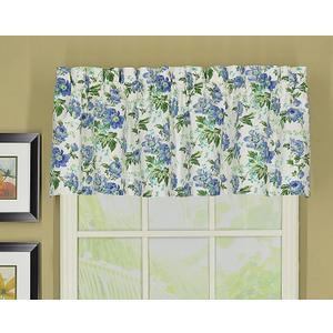 Today's Curtain Portsmouth Sailcloth Window Valance, 15-Inch, Blue