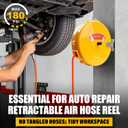Mini Air Hose Reel With 1/4in. x 26ft.