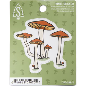 Mushrooms Stickers Pack of 2