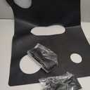 Stove Top Cover Protector, Anti Dirty Gas Stove Mat Reusable Washable Teflon Easy To Anti Oil Gas Stove Pad For Gas Range (Black)