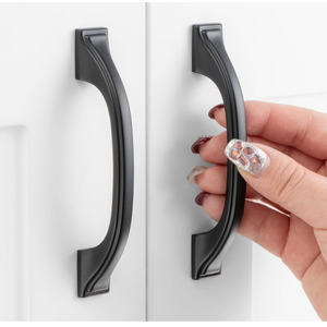 10 Pack 3 Inch Hole Centers Matte Black Cabinet Pulls Black Cabinet Handles Black Kitchen Hardware for Cabinets Drawer Dresser ZP2409 Cupboard Bedroom Closet Bathroom Vanity