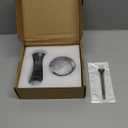 Tianman Small Mortar and Pestle Set 3.2 Inch.1/3 Cup.Mini Marble Grinder with Brush for Pills Herbs Spices,Easy to Grip.Efficient Grinding.Universal Dual Head Grinding Pestle.(Granite Black Polished)