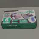 Cozy Essential Travel Vacuum Storage Bags with Rechargeable Cordless USB Pump, Space Saver Bags for Luggage, Suitcase, Carry-On, for Clothes, Blankets, Bedding & Seasonal Storage,6 Combo