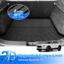 CX-30 Cargo mat - Trunk Mat for Mazda CX-30 2020-2026, All Weather Trunk Mat & Backrest Mat for CX-30 Accessories, Heavy Duty Rubber Mats, Car Accessories