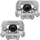 Rear Disc Brake Caliper Assembly with Bracket Compatible with Honda Element 2003-2011 2.4L, Acura TL 1999-2008 3.2L/3.5L, CL 2001-2003 3.2L, 19-B2589 19-B2588 Rear Driver and Passenger Side