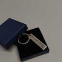 Key Chain Drive Safe I Love You Engraved Initial Personalized Gift for Husband Boyfriend Keychain Gift Car Accessories