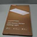 FULEN Rechargeable Motion Sensor Ceiling Light Upgraded,Closet Light with 12000mAh Battery, LED Shower Lights, Ceiling Lamp for Bathroom,Pantry,Garage,Remote Control (White)