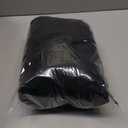 Bbalizko Mens Classic Pea Coat Notched Collar Double Breasted Slim Fit Winter Warm Heavyweight Trench Coats (Large, Black)