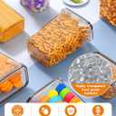 Airtight Food Storage Containers with Lids, 24 PCS Kitchen and Pantry Organization Canisters, BPA-Free, PVC-Free, Food-grade Plastic Leak-proof Jars for Cereal, Flour, Sugar, Extra 24 Labels & Marker