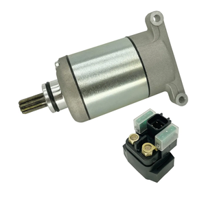 Starter & Relay for Yamaha Grizzly 550 2009-2014 Grizzly 700 2009-2023 Kodiak 700 2016-2023, 28P-81890-00-00 28P-81890-01-00 19500 410-58036 SMU0512 SM17 YA-125N, Grizzly Kodiak 700 Starter