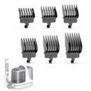 oneisall 6Pcs Attachment Guide Comb Guards for BM3 Dog Grooming Vacuum, 3/6/9/12/15/18mm Professional Trimming Combs for All Body Parts