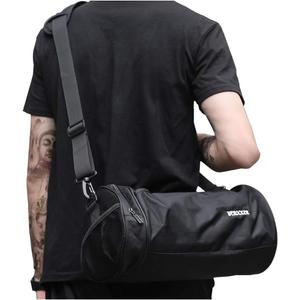 Small Sports Gym Bag Workout Lightweight Duffel Bags for Men and Women Black X-Small