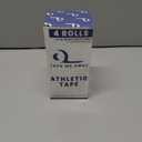 (4-Pack) Athletic Tape | Easy Tear | Strong | Medical Wrap | Support | Zinc Oxide | 1.5 inch x 33 ft