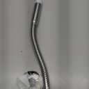 Topyond Adjustable Shower Head Extension Arm, 7.75in Rotating Swiveling Shower Head with Flange, Comfortable Shower Faucet Hose, Bathroom Spa Use