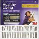 3M Allergen Reduction Air Filter 1550 [Set of 4] Size: 25" H x 16" W x 4" D