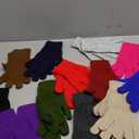 Glooarm 12 Pairs Winter Gloves Knit Warm Adult Stretchy Magic Gloves Bulk for Men Women Teens (Medium, Beige, Gray, Red, Royal Blue, Dark Color a)