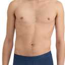 Organic Basics Men's Premium 6" Boxer Brief Underwear 3-Pack, Midnight Blue/Midnight Blue/Midnight Blue, 3X-Large