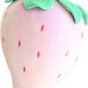 Cute Fruit Kids Pillow Stuffed Strawberry Plush Pillows Super Soft Girls Pillows Cushion Seat for Kids Toys (Purple,13.7"/35cm)