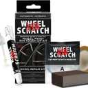 Anthracite Rim Touch Up Paint Kit, Car Wheel Scratch Repair Kit, Wheel Touch Up Paint Pen, curb rim repair kit, curb rash repair Kit, Universal Rim Alloy Wheel Paint (Anthracite)