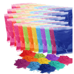 14 Color Powder Packs 50 GMS Each - 10 Vibrant Colors Perfect for 18 to 20 People for Holi Color Party, Fundraisers, Gender Reveal, Photo Shoot, Summer Camp, Color Wars, Fun Run