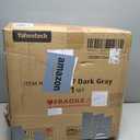 Yaheetech 54in Cat Tree, Multi-Level Cat Tower with Spacious Kitten-ear Perch, 2 Cozy Caves, Scratching Posts, Climbing Ladder, 2 Plush Balls, Durable Pet House Furniture for Indoor Kittens, Dark Gray