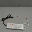 LED Driver 300 Watts (100W X3) 25A Waterproof IP67 Power Transformer Adapter 90-265V AC to 12V DC Low Voltage Output, with 3-pin Plug 3.3 ft LED Cable for LED Lighting Outdoor Light and Any 12V DC