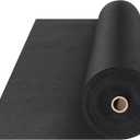 VEVOR Geotextile Landscape, 4ft x 100ft 8 oz Non-Woven PP Drainage 350N Tensile Strength & 440 N Load Capacity, for Ground Cover, Garden Fabric, French Drains, Black