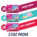 2 x SweeTARTS Ropes Candy, Variety Box, Soft and Chewy, 18 Individually Wrapped 3.5oz Packs, 63 oz (EXP 08/13/26)