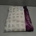 jinchan Pinch Pleated Linen Blend Curtains 45 Inch 2 Panels Light Filtering Modern Farmhouse Back Tab Drapes for Kitchen Bathroom White