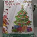 My First Christmas Tree for Toddlers: Kids Christmas Tree Toy Set with DIY Train Set&Tracks,18 Colorful Decorations Sensory Developmental for Little One Xmas Birthday Gifts for Boys & Girls (Green)