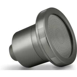 Filtered Shower Head - High-Pressure Showerhead with Water Filter System | Ideal for Hair and Skincare | Shower Water Filter System | Improve Beauty and Personal Care Routine (Brushed grey)