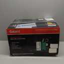 Galanz GLCMKA07BKR-07 Microwave Oven, LED Lighting, Pull Handle Design, Child Lock, Retro Black, 0.7 cu ft