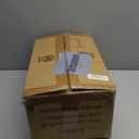 LEDIARY 42 inch Ceiling Fans with Lights and Remote Control,Flush Mount Ceiling Fan with Quiet Reversible DC Motor,Black Modern Low Profile Ceiling Fan with Light for Bedroom Living Room Patio