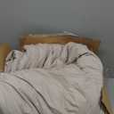 ROSGONIA Oversized King Comforter Oatmeal, 3pcs(1 Boho Comforter & 2 Pillowcases), Lightweight Oversized King Size Comforter Sets All Season Bedding