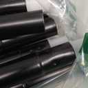 KAMANINA Black Curtain Rod 32 to 144 Inch (2.6-12 Feet), 1 Inch Heavy Duty Curtain Rods for Windows, Modern Adjustable Drapery Rods with End Cap (32"-144")