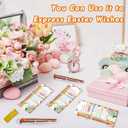 48 Pcs Easter Appreciation Gifts Bulk for Coworker Include 24 Pcs 6-in-1 Multicolor Ballpoint Pens 24 Pcs Greeting Cards with Ties Thank You Gifts for School Employee Office